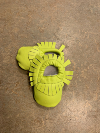 Baby moccasins neon