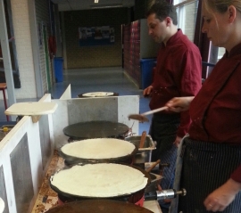 Pannenkoekenkraam xxl - max. 240 pannenkoeken