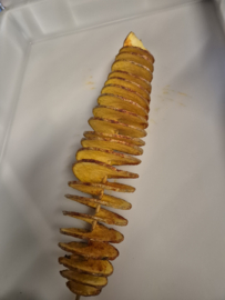 Aardappel Tornado's  2 uur uitdelen.