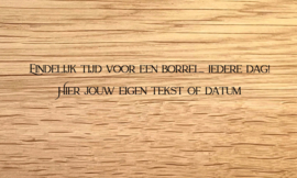 MET PENSIOEN - DESIGN D - personaliseer deze gravering