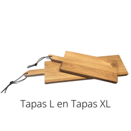 TAPASPLANK XL - eikenhouten borrelplank 74 cm