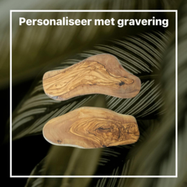 OLIJFPLANK M - Borrelplank met Custom Logo