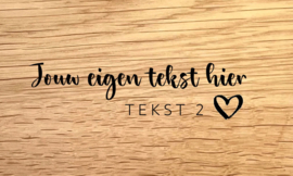 CADEAU VOOR MOEDER DESIGN H - personaliseer deze gravering