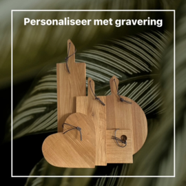 TAPASPLANK XL - eikenhouten borrelplank 74 cm