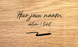 VOOR HEM - DESIGN D - Personaliseer deze gravering