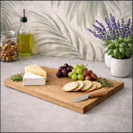 BORRELPLANK EIKEN - snijplank eikenhout 30x20x2cm