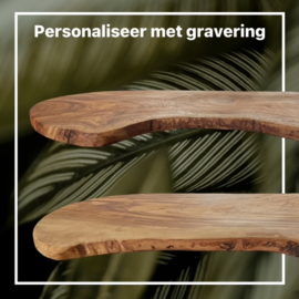 Olijfhouten buffetplank XXL - grote serveerplank