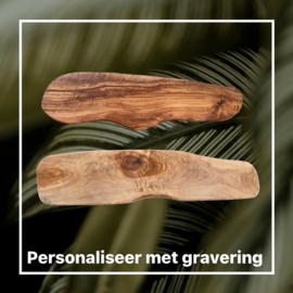 OLIJFPLANK XXL - olijfhouten borrelplank 70-80cm