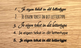 Tekst design en lettertypes