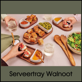 SERVEERTRAY WALNOOT - serveerplateau - 32x17cm