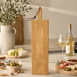Eikenhouten borrelplank 74cm met handvat – TAPASPLANK XL