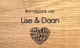 ROMANTISCH ONTWERP C - personaliseer deze gravering
