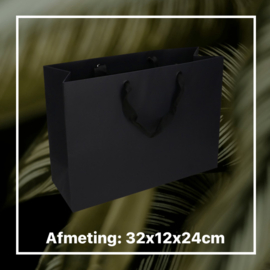 Geschenktas luxe met draaglint - medium