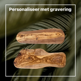 OLIJFPLANK XL - olijfhouten borrelplank 60-70cm