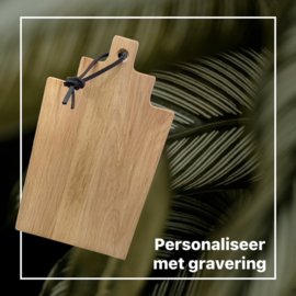 BORRELPLANK AMSTERDAM - beukenhout 26x15x1,5cm