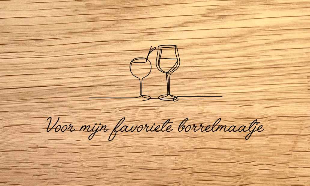VOOR HAAR - DESIGN J - Personaliseer deze gravering