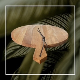 PIZZAPLANK  XL - eikenhouten serveerplank 40cm