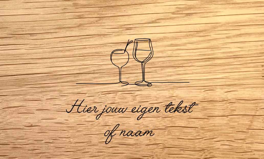 VOOR HAAR - DESIGN J - Personaliseer deze gravering