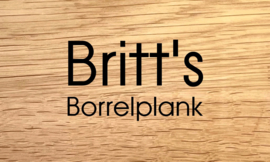 Tekst & Symbool - Design L - Persoonlijke Borrelplank