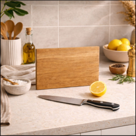 BORRELPLANK EIKEN - snijplank eikenhout 30x20x2cm