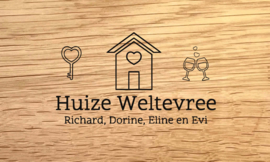 NIEUW HUIS Design E - personaliseer deze gravering