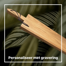 TAPASPLANK XXL - eikenhouten borrelplank 94 cm