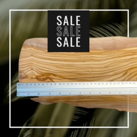 SALE - OLIJFPLANK XXL - 78cm - plank met schade