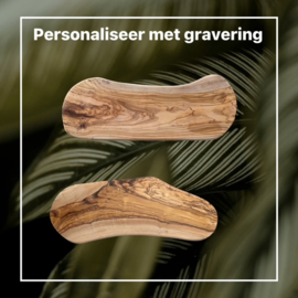 OLIJFPLANK L - olijfhouten borrelplank 50-55cm