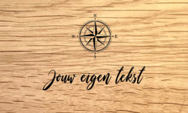Tekst & Symbool - Design I - Persoonlijke Borrelplank