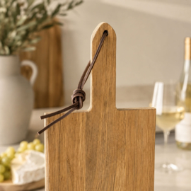 Eikenhouten borrelplank 74cm met handvat – TAPASPLANK XL