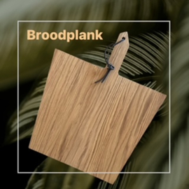 BROODPLANK  - eikenhouten serveerplank 43x35/27cm