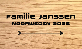 Tekst & Symbool - Design E - Persoonlijke Borrelplank