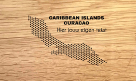 Curaçao tropisch eiland - personaliseer deze gravering