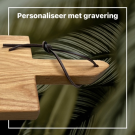 TAPASPLANK XXL - eikenhouten borrelplank 94 cm