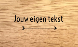 Tekst design E - personaliseer deze gravering