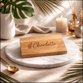 BORRELPLANK EIKEN - snijplank eikenhout 30x20x2cm