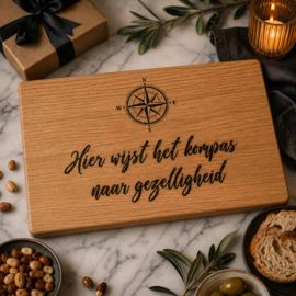 Tekst & Symbool - Design I - Persoonlijke Borrelplank