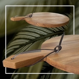PIZZAPLANK  XL - eikenhouten serveerplank 40cm