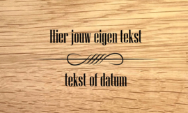 VERJAARDAG - DESIGN C - personaliseer deze gravering