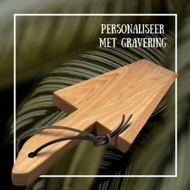 TAPASPLANK XL - eikenhouten borrelplank 74 cm