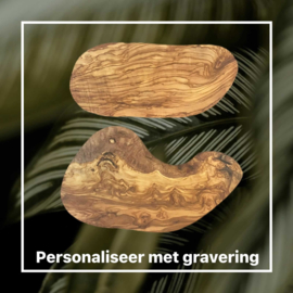 Buffetplank Olijfhout - royale serveerplank XL - ca. 65cm