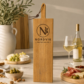 Eikenhouten borrelplank 74cm met handvat – TAPASPLANK XL