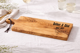 Tekst & Symbool - Design G - Persoonlijke Borrelplank