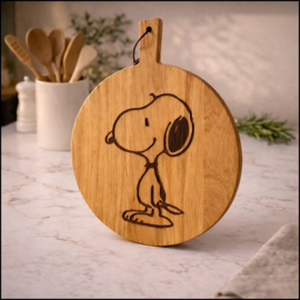 PIZZAPLANK L - ronde plank - eikenhout van 35cm