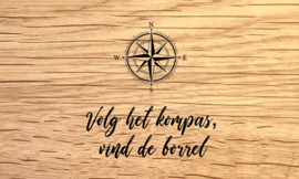 Tekst & Symbool - Design I - Persoonlijke Borrelplank