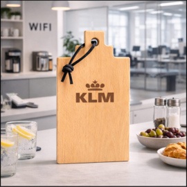 BORRELPLANK AMSTERDAM - beukenhout - 26x15cm