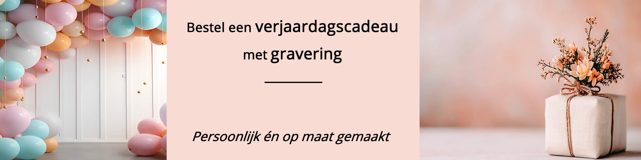 Persoonlijk verjaardagscadeau met borrelplank
