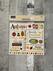 Autumn Rub-Ons - Karen Foster