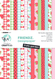 Friends Fruity Garden Paper Pad - Creative Craftlab