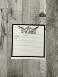 Itinerary Travelogue - Teresa Collins